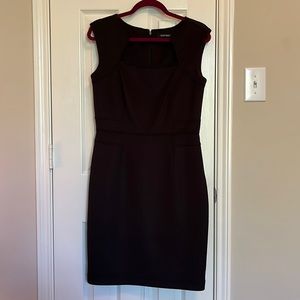 Ellen Tracy Fitted Black Dress
